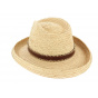 Natural Raffia Cowboy Hat - John Callanan