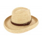 Natural Raffia Cowboy Hat - John Callanan