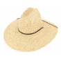 Straw hat, large brim