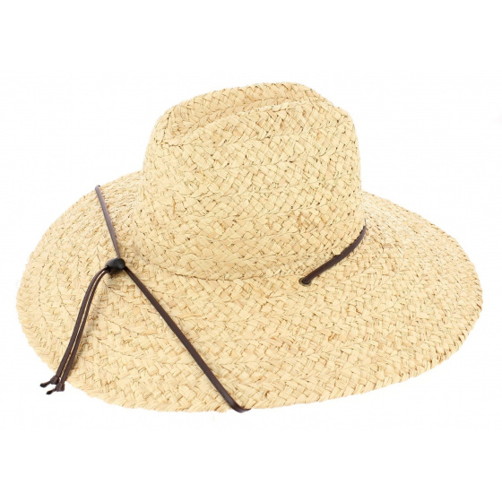 Straw hat large brim man and woman
