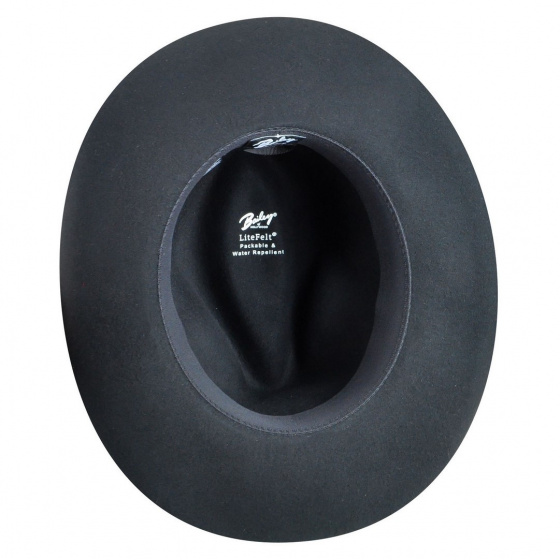Chapeau Traveller Inglis Feutre Laine Noir - Bailey