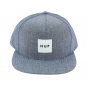 Light Blue Cotton Chambray Snapback Cap - Huf