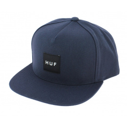 HUF Navy Blue Snapback Box Cap