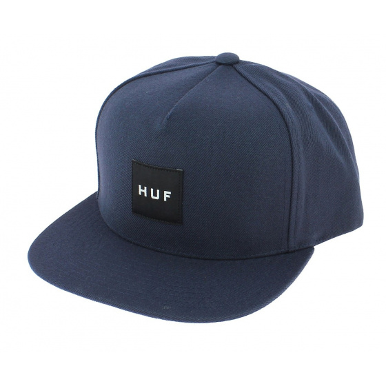 HUF Navy Blue Snapback Box Cap