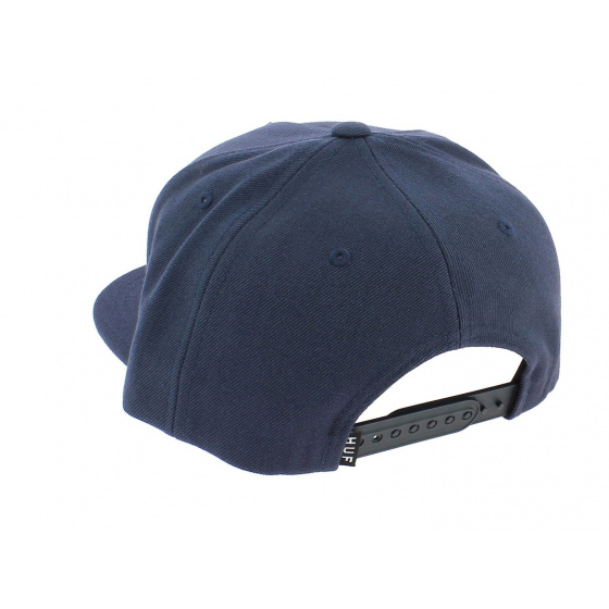 Casquette Snapback Box Navy Bleu-Marine - Huf Casquette Snapback Box Navy Bleu-Marine - Huf