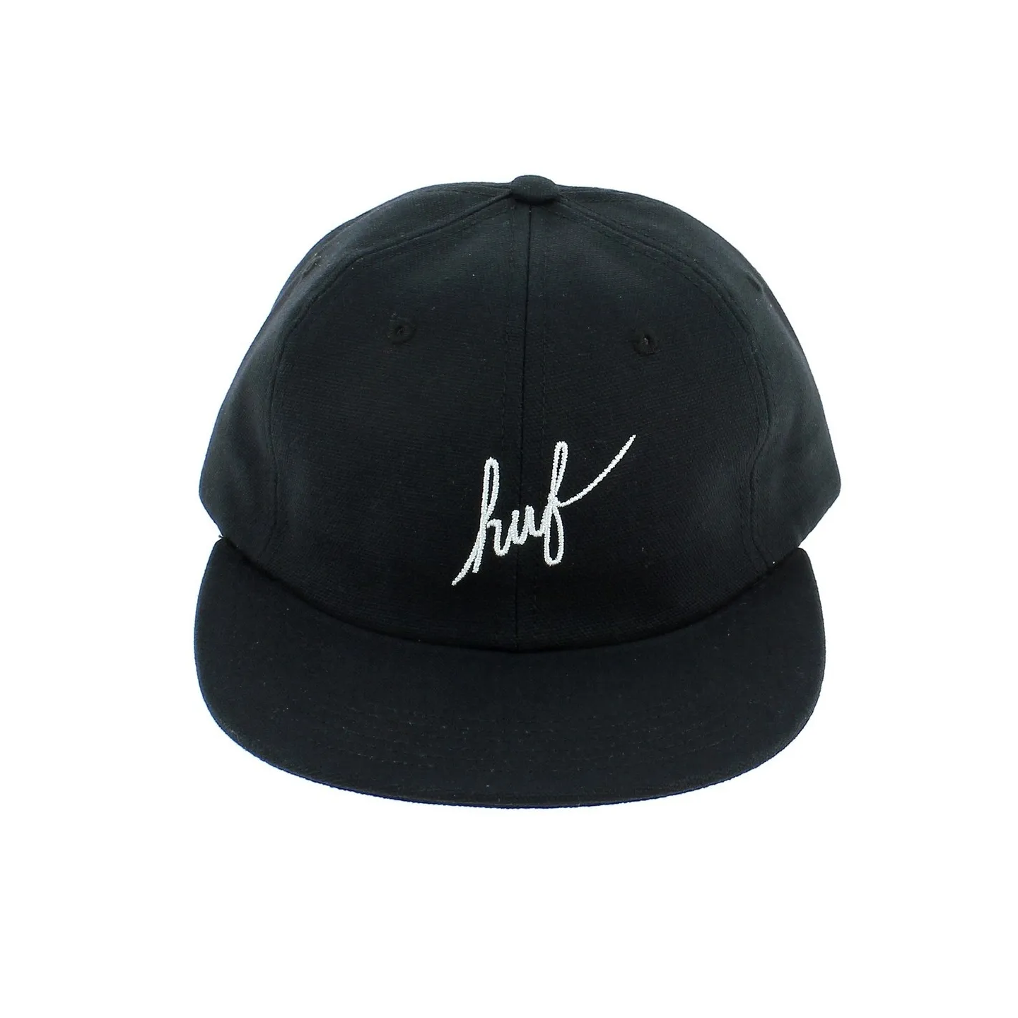Casquette Stapback Script Coton Noir - Huf  Reference : 6612 | Chapellerie Traclet