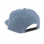 Light Blue Cotton Triangle Snapback Cap - Huf