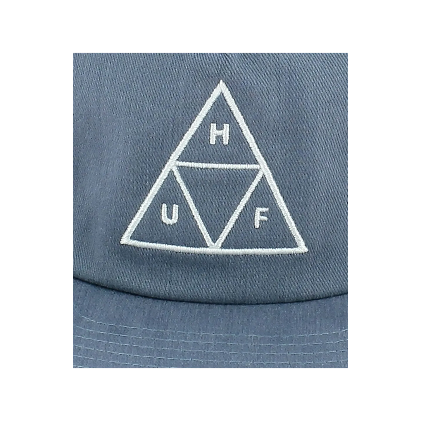 Casquette Snapback Triangle Coton Bleu-Ciel - Huf Reference : 6613 | Chapellerie Traclet