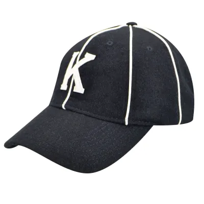 Vintage 8 Panel Navy Blue Wool Cap - Kangol Reference: 6619 | Traclet Hat Shop