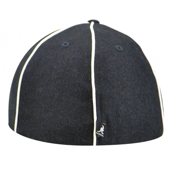 Casquette Vintage 8 panels Laine Bleu-Marine - Kangol