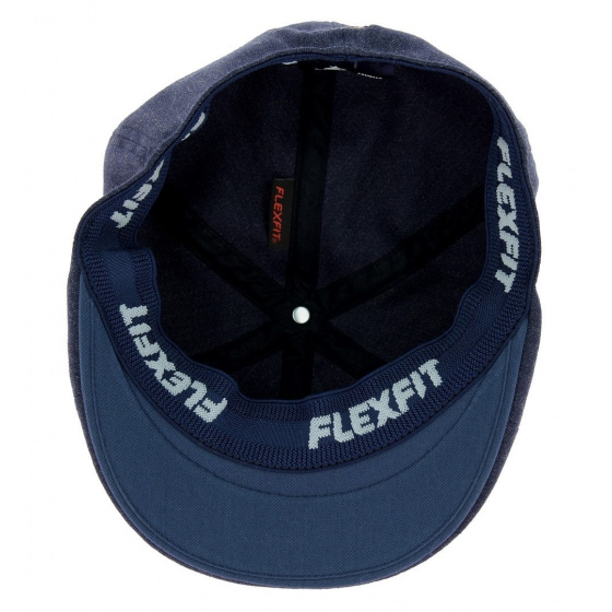 Wool Flexfit 504 Cap Navy Blue - Kangol