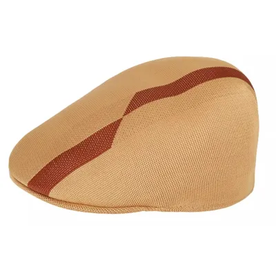 Duck Bill Cap Split Stripe 507 Camel - Kangol Reference: 6639 | Chapellerie Traclet