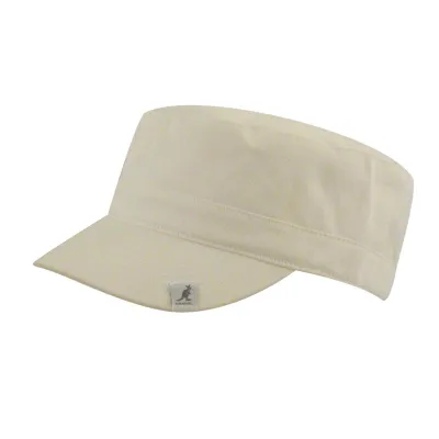 Casquette Army Coton Beige - Kangol Reference : 6641 | Chapellerie Traclet
