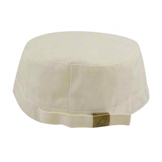 Beige Cotton Army Cap - Kangol Beige Cotton Army Cap - Kangol