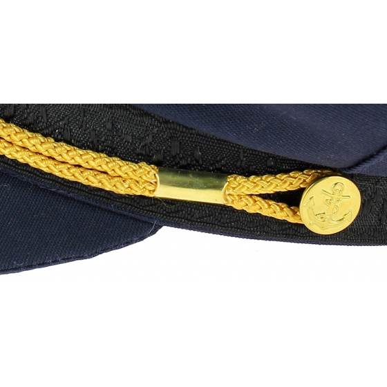 Navy Blue Commodore Sailor Cap - Traclet
