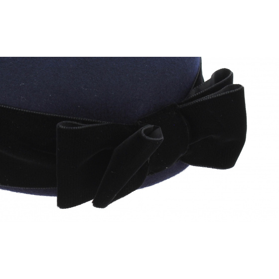 Chapeau Carla Bruni Feutre Laine & velours