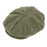 Casquette Irlandaise Moher Laine Vert - Hanna Hats Reference : 6645 | Chapellerie Traclet