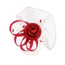 Peigne de cérémonie - Lola rouge - Boutique Traclet Reference : 6653 | Chapellerie Traclet