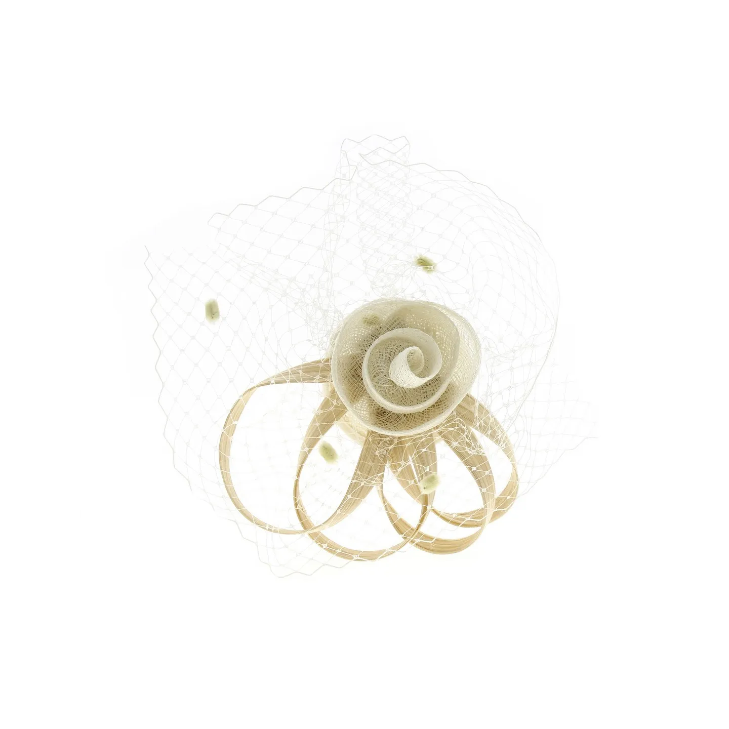 Ceremony comb - Lola ecru - Traclet Boutique Reference: 6652 | Traclet Hat Shop