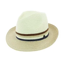 Chapeau Fédora Caprera Paille Papier - Bugatti Reference : 6655 | Chapellerie Traclet