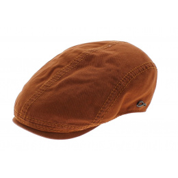 Orlando Cotton Orange Flat Cap - Göttmann