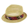 Juliaca Paper Straw Trilby Hat - Seeberger Reference: 6663 | Traclet Hat Shop