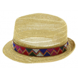 Juliaca Paper Straw Trilby Hat - Seeberger