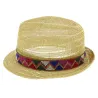 Chapeau Trilby Juliaca Paille Papier - Seeberger Reference : 6663 | Chapellerie Traclet
