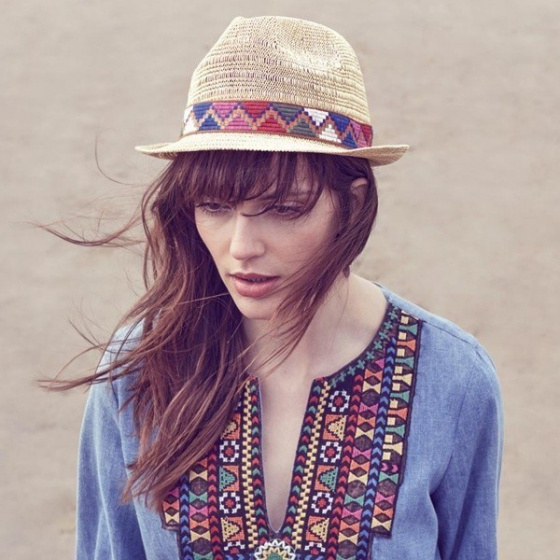 Chapeau Trilby Juliaca Paille Papier - Seeberger