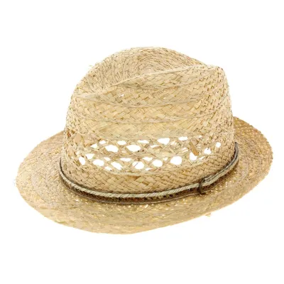 Natural Straw Covoma Trilby Hat - Wegener Reference: 3550 | Traclet Hat Shop