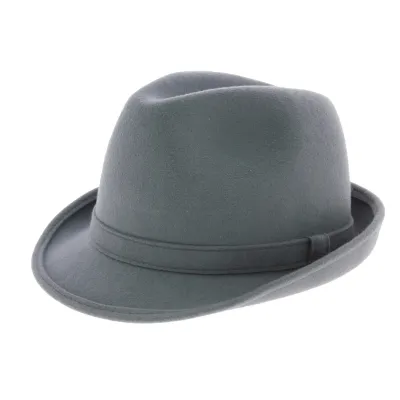 Grey Loden trilby hat made in France Reference: 705 | Traclet Hat Shop