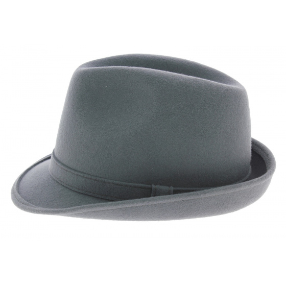 Chapeau trilby Loden Gris - Traclet Chapeau trilby Loden Gris - Traclet