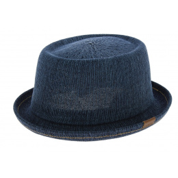Blue Denim Mowbray Porkpie Hat - Kangol