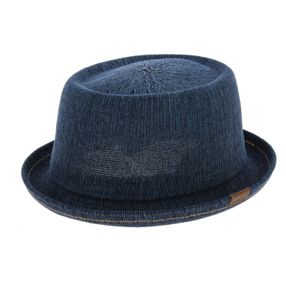 Blue Denim Mowbray Porkpie Hat - Kangol