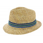 San Jose Natural Straw Trilby Hat - Scala