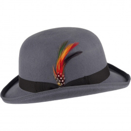 Chapeau melon Gris English Derby - Jaxon