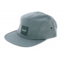 Blue/Gray Linen Tonal Volley Strapback Cap - HUF