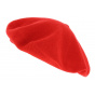 Red cotton beret