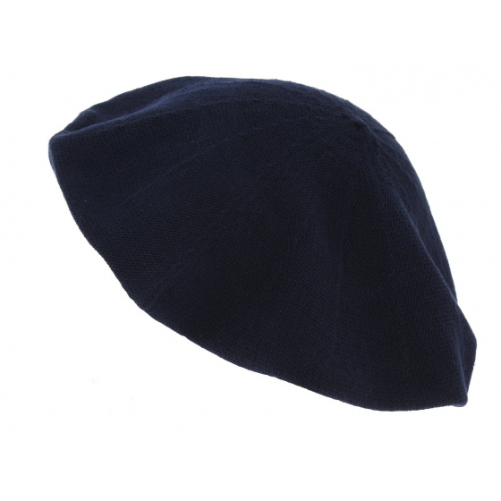 Beret coton Marine