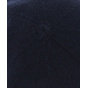 Navy Cotton Beret