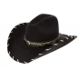 Black Western Straight Shooter Hat - Bullhide