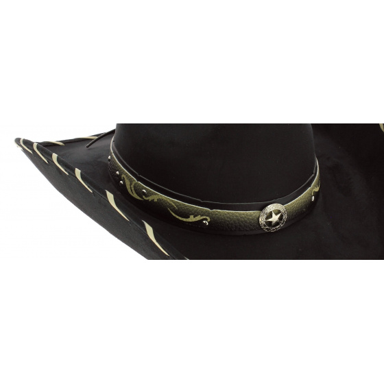 Chapeau Western Straight Shooter Noir - Bullhide Chapeau Western Straight Shooter Noir - Bullhide