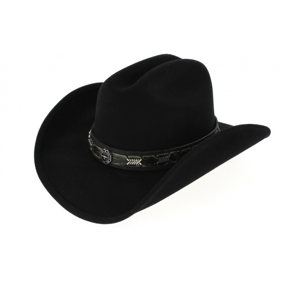 Chapeau Country Pass The Buck Noir - Bullhide