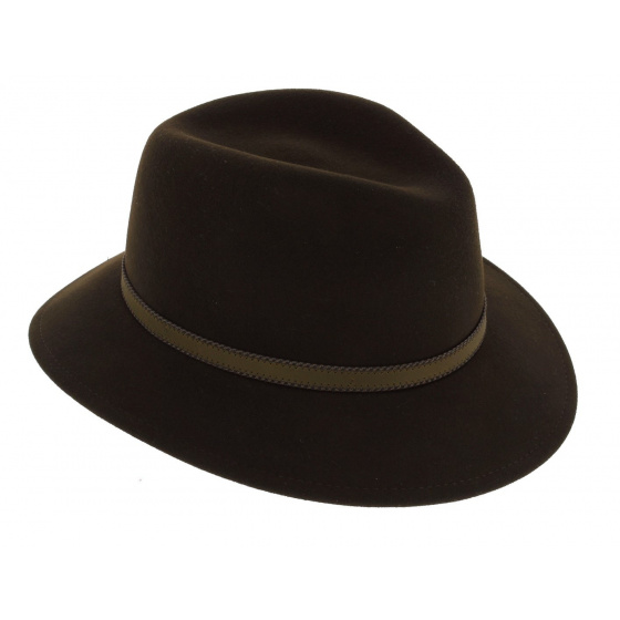 Chapeau Rocklin Feutre Laine Pliable Marron - Stetson