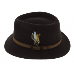 Merced Traveller Brown Wool Felt Hat - Stetson