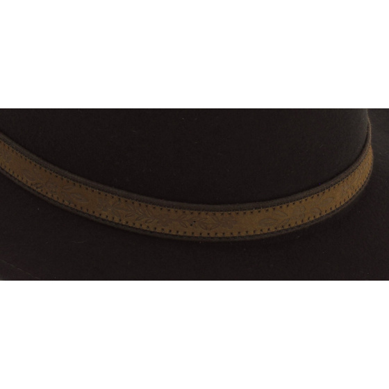 Chapeau Merced Traveller Feutre laine Marron - Stetson