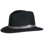 Black Ramsey fur felt hat