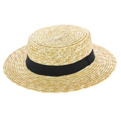 Canotier Grandes Tailles Paille Naturelle - Traclet Reference : 6737 | Chapellerie Traclet