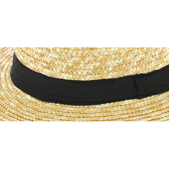 Canotier Grandes Tailles Paille Naturelle - Traclet Canotier Grandes Tailles Paille Naturelle - Traclet