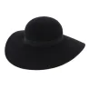 Capeline Foxes Feutre Laine Noir - Traclet Reference : 6739 | Chapellerie Traclet